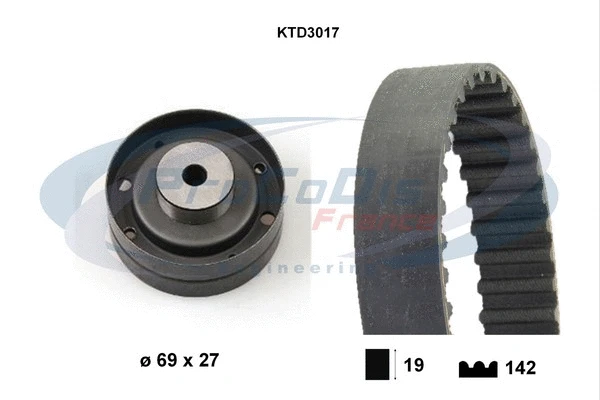 Timing Belt Kit (KTD3017)