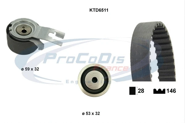 Timing Belt Kit (KTD6511)