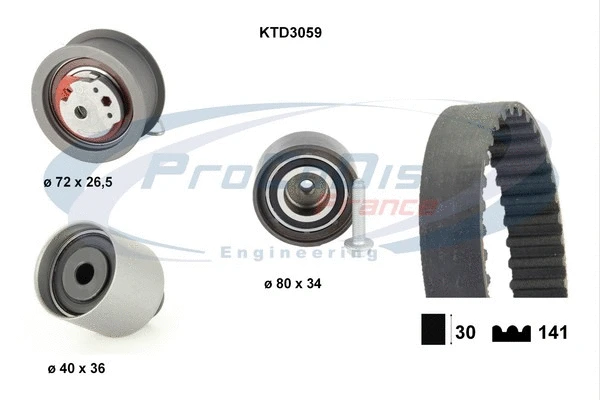 Timing Belt Kit (KTD3059)