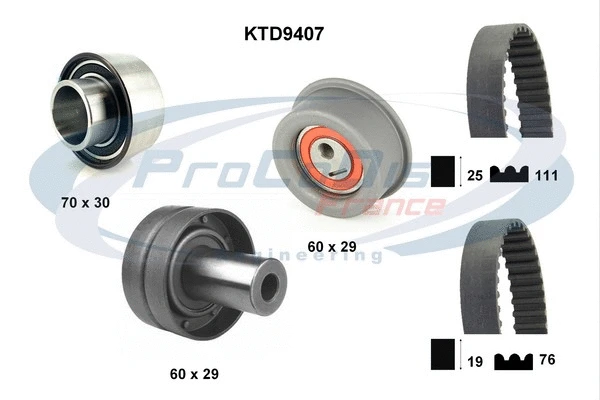Timing Belt Kit (KTD9407)