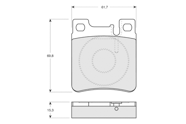 Brake Pad Set, disc brake (PF1273)