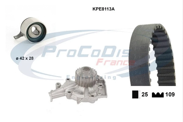 Water Pump & Timing Belt Kit (KPE8113A)