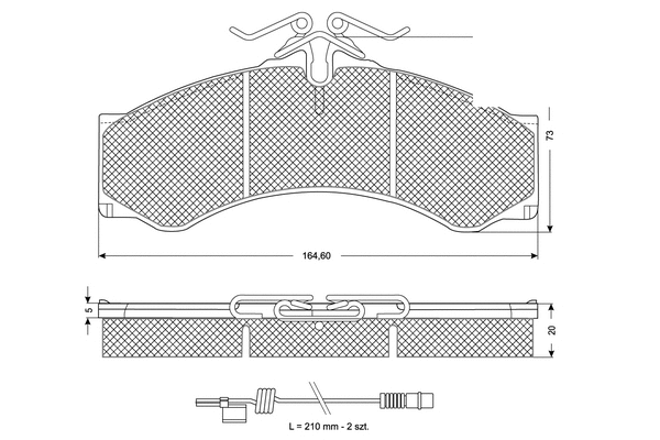 Brake Pad Set, disc brake (PF11481)