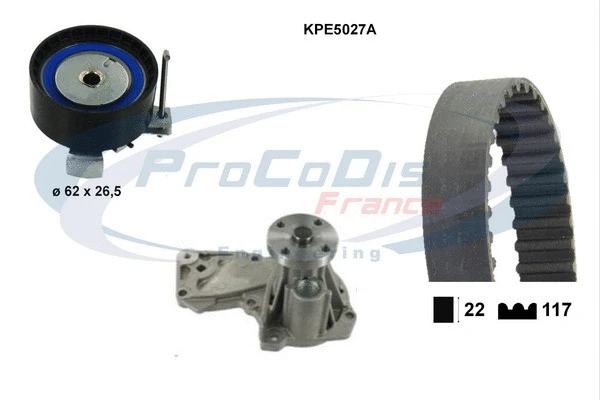 Water Pump & Timing Belt Kit (KPE5027A)