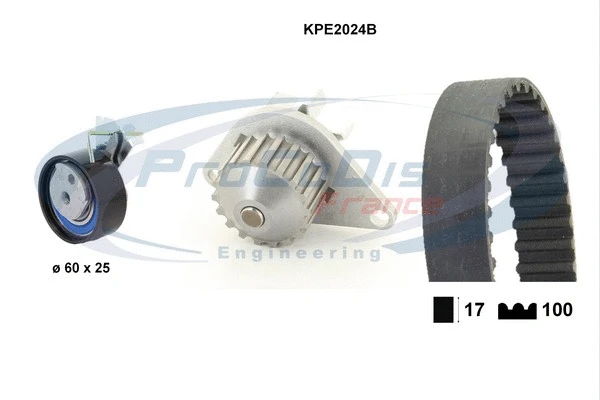 Water Pump & Timing Belt Kit (KPE2024B)