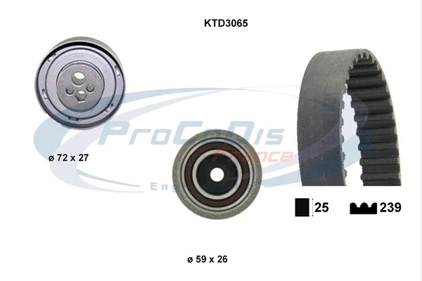 Timing Belt Kit (KTD3065)