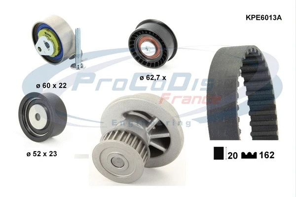 Water Pump & Timing Belt Kit (KPE6013A)