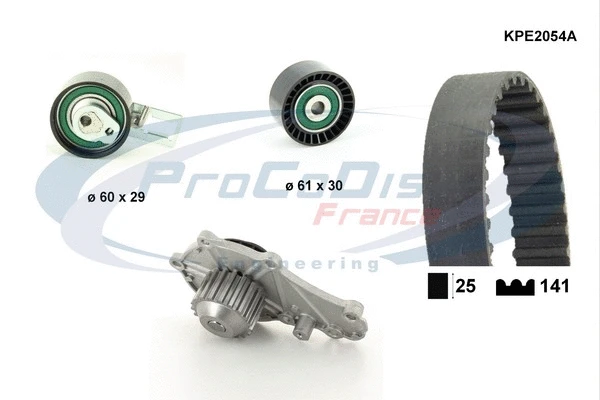 Water Pump & Timing Belt Kit (KPE2054A)
