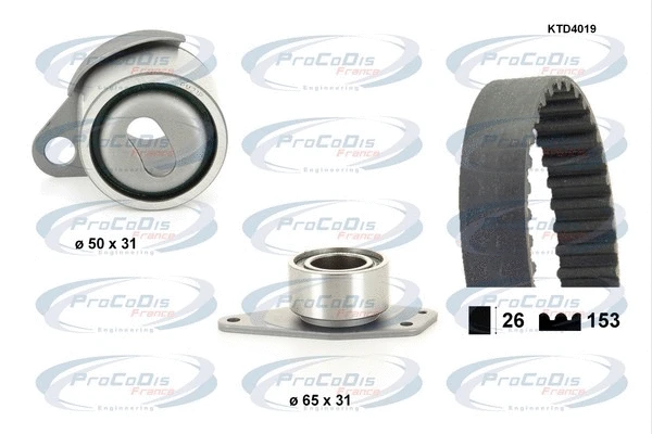 Timing Belt Kit (KTD4019)