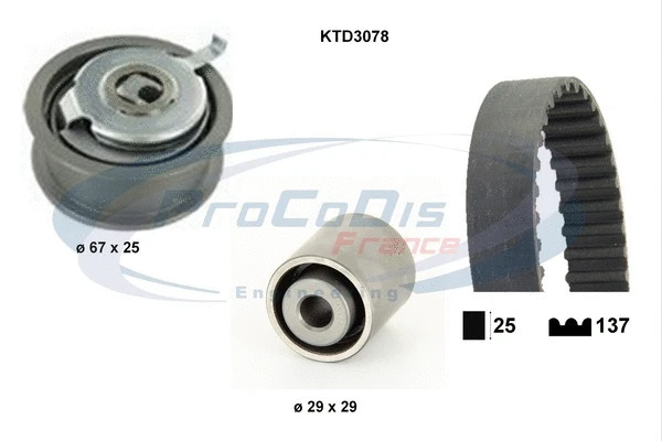 Timing Belt Kit (KTD3078)