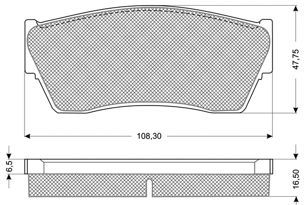 Brake Pad Set, disc brake (PF1179)