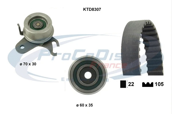 Timing Belt Kit (KTD8307)