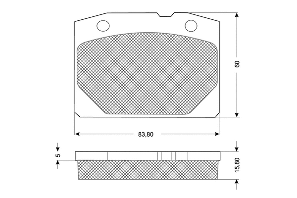 Brake Pad Set, disc brake (PF1031)