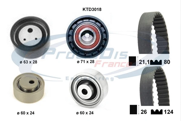 Timing Belt Kit (KTD3018)