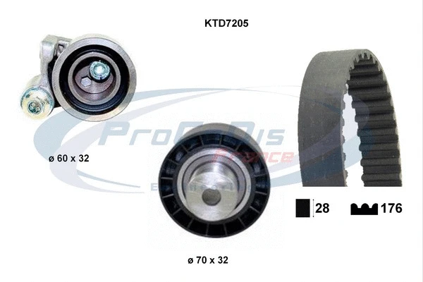 Timing Belt Kit (KTD7205)