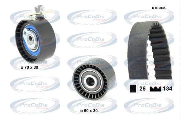 Timing Belt Kit (KTD2035)