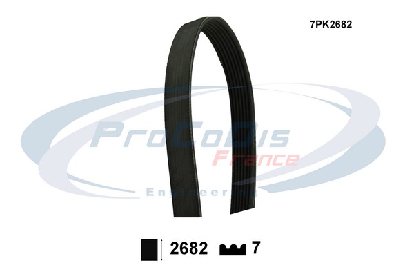 V-Ribbed Belt (7PK2682)