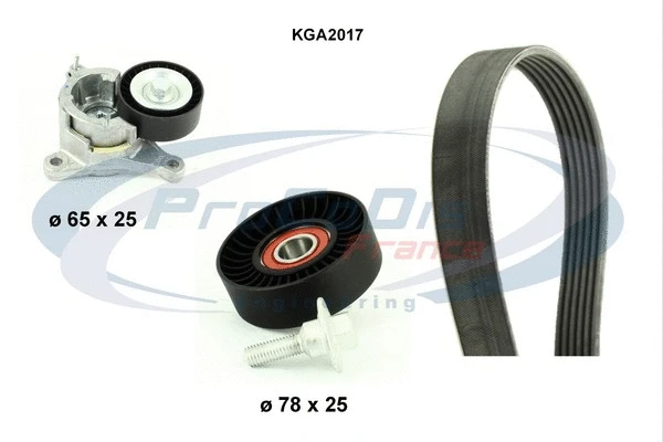 V-Ribbed Belt Set (KGA2017)