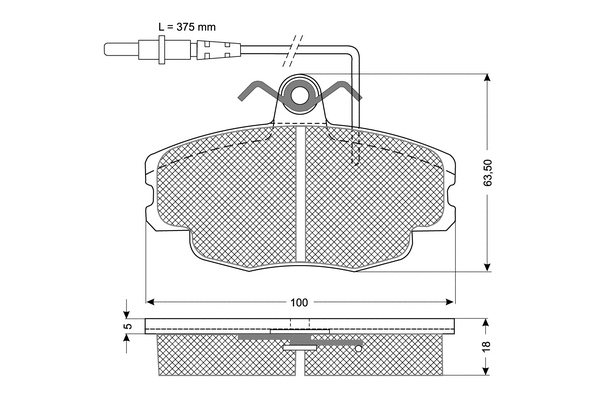 Brake Pad Set, disc brake (PF10481)
