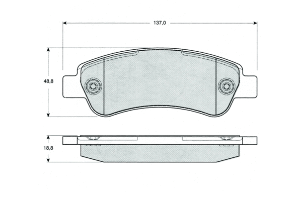 Brake Pad Set, disc brake (PF1441)