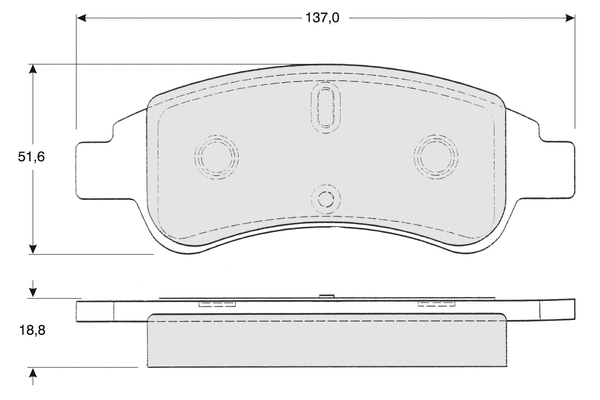 Brake Pad Set, disc brake (PF1327)