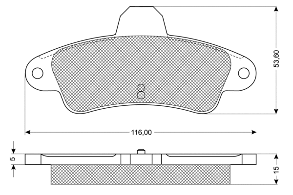 Brake Pad Set, disc brake (PF1120)