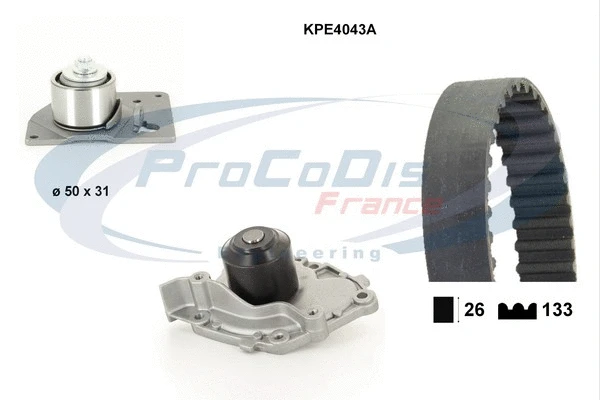 Water Pump & Timing Belt Kit (KPE4043A)