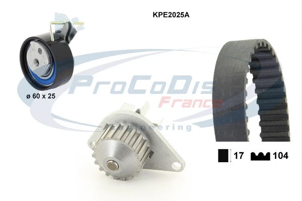 Water Pump & Timing Belt Kit (KPE2025A)