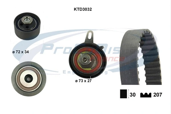 Timing Belt Kit (KTD3032)