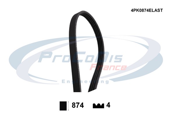 V-Ribbed Belt (4PK0874ELAST)