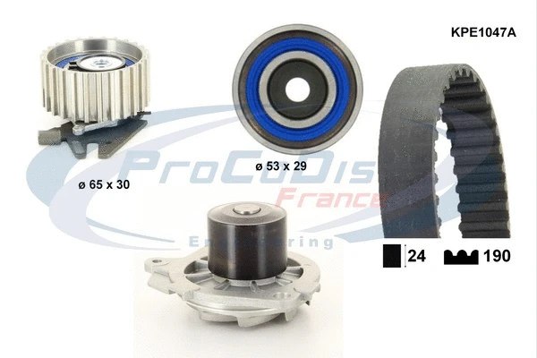 Water Pump & Timing Belt Kit (KPE1047A)