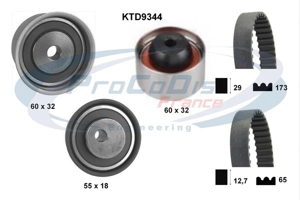Timing Belt Kit (KTD9344)