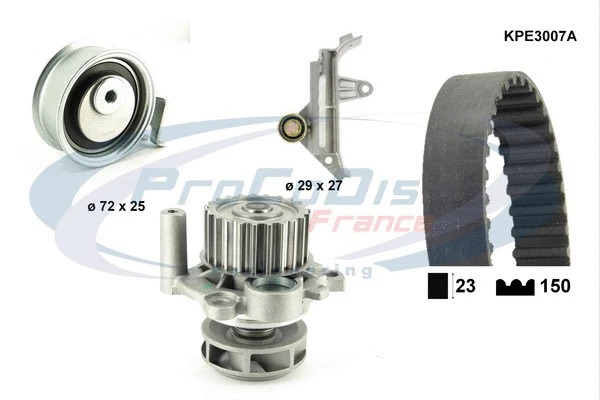 Water Pump & Timing Belt Kit (KPE3007A)