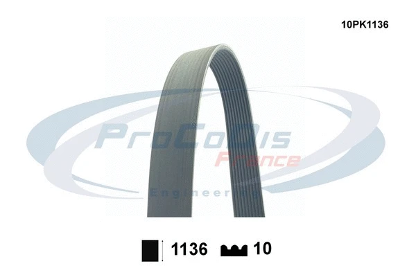 V-Ribbed Belt (10PK1136)
