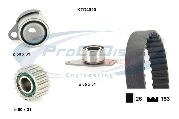 Timing Belt Kit (KTD4020)