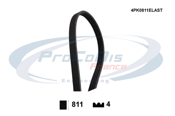 V-Ribbed Belt (4PK0811ELAST)