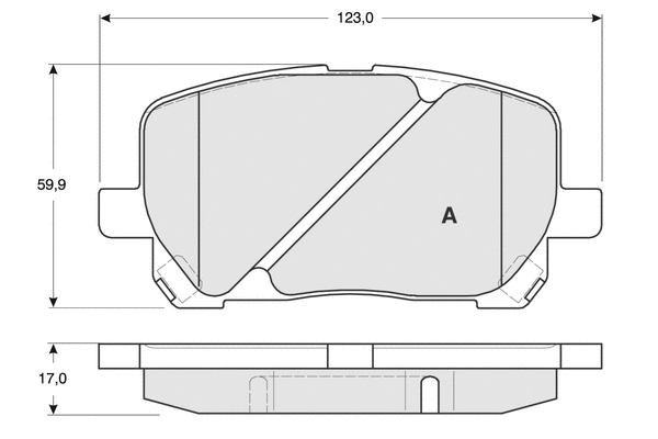 Brake Pad Set, disc brake (PF1367)