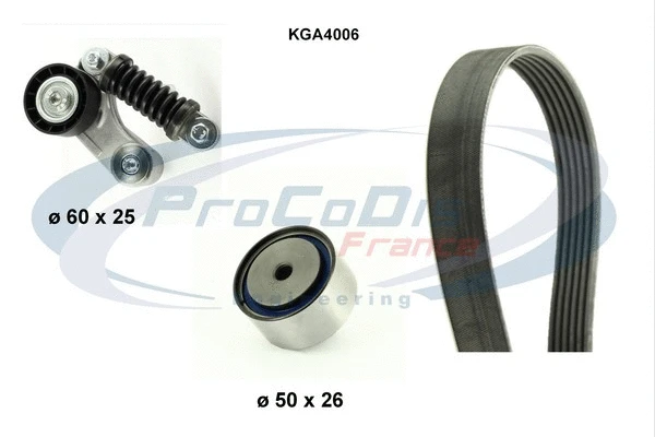 V-Ribbed Belt Set (KGA4006)