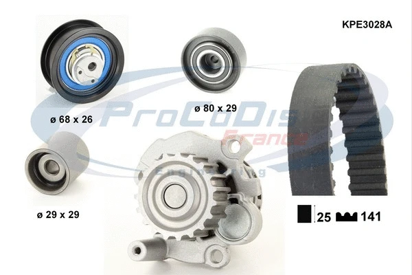 Water Pump & Timing Belt Kit (KPE3028A)
