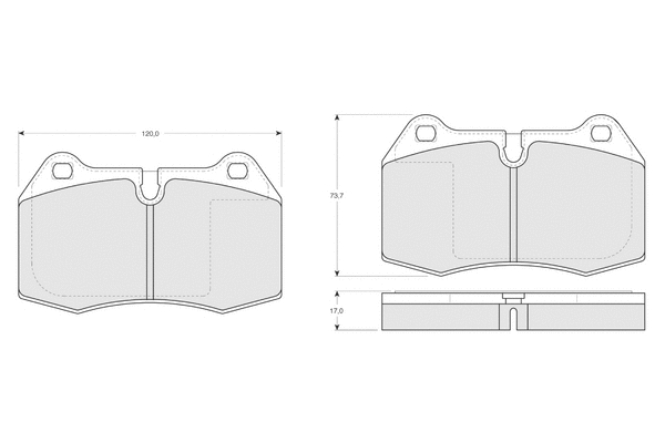 Brake Pad Set, disc brake (PF1324)