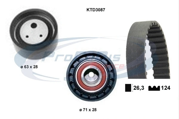 Timing Belt Kit (KTD3087)