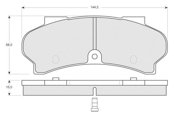 Brake Pad Set, disc brake (PF1239)