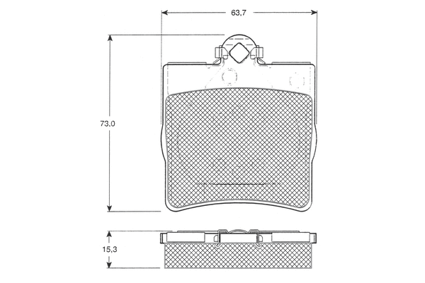 Brake Pad Set, disc brake (PF1229)