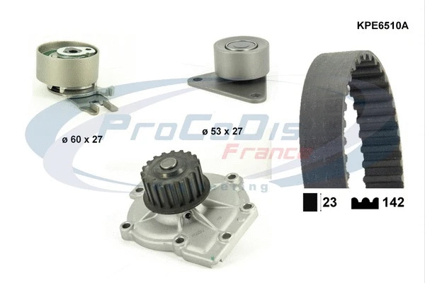 Water Pump & Timing Belt Kit (KPE6510A)