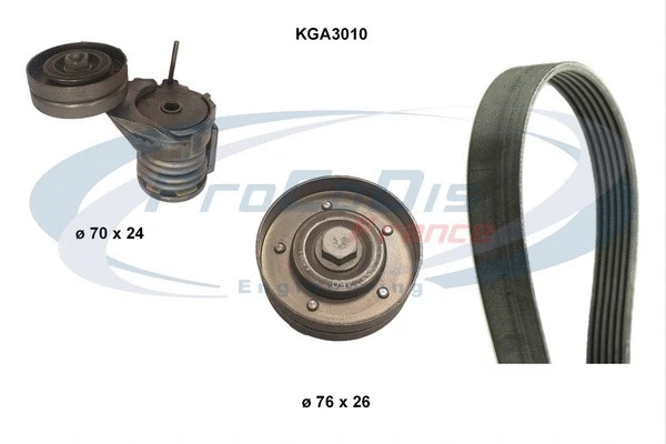 V-Ribbed Belt Set (KGA3010)