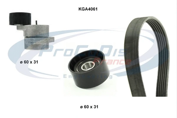V-Ribbed Belt Set (KGA4061)