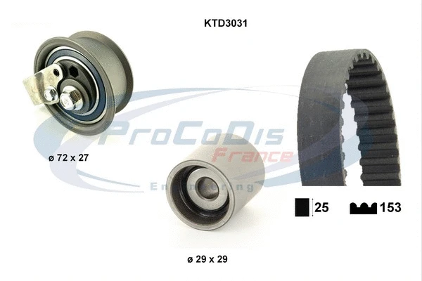 Timing Belt Kit (KTD3031)