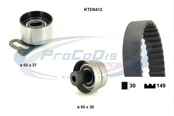 Timing Belt Kit (KTD9412)