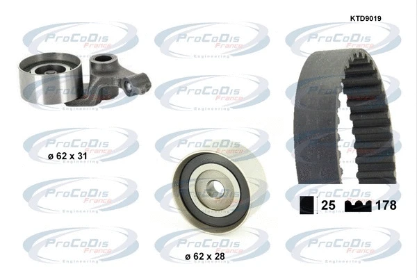 Timing Belt Kit (KTD9019)