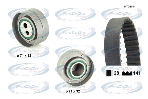 Timing Belt Kit (KTD2014)